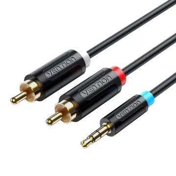 VENTION 4Pole 3.5mm Male to 2*3.5mm Female Audio Adapter Silvery Metal Type (BDAW0) (VENBDAW0)
