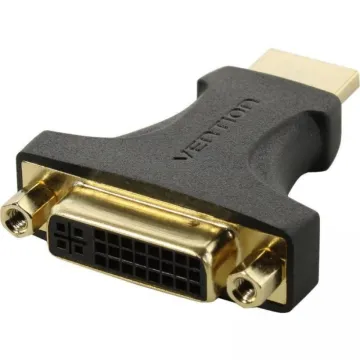 VENTION HDMI Female to DVI (24+1) Male Adapter Black (AILB0) (VENAILB0)