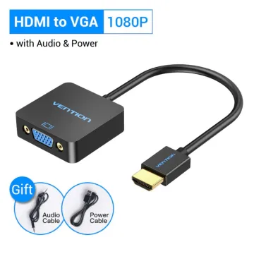 VENTION RCA to HDMI Converter Black Metal Type (AEFB0) (VENAEFB0)