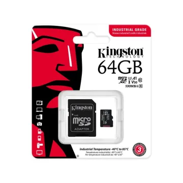 Kingston Industrial flash memory card 64 GB microSDXC UHS I (SDCIT2/64GB) (KINSDCIT2-64GB)