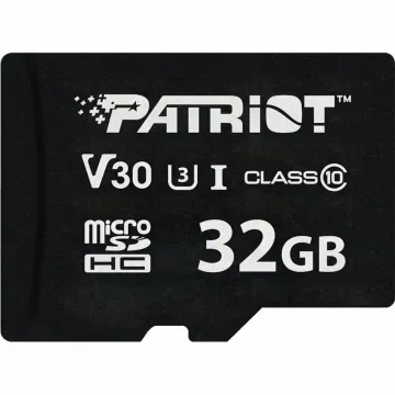 Patriot Memory Card VX Series 32GB MicroSDXC V30 Class 10 UHS-I U3 4K UHD (PSF32GVX31MCH) (PATRPSF32GVX31MCH)