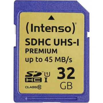 INTENSO SDHC Card 32GB Class 10 UHS-I Premium (3421480) (INTE3421480)