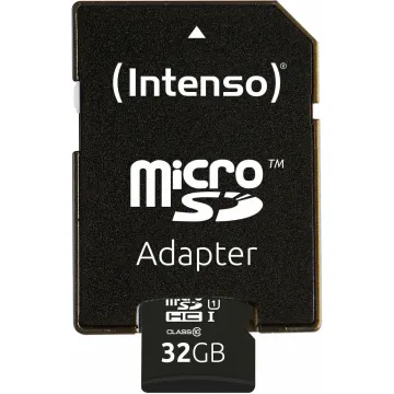 INTENSO microSDHC Card 32GB Class 10 UHS-I Professional with Adapter (3433480) (INTE3433480)