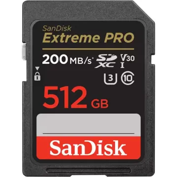 Sandisk Extreme Pro SDXC UHS-I 512GB (SDSDXXD-512G-GN4IN) (SANSDSDXXD-512G-GN4IN)