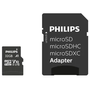 Philips SDHC 32GB Class 10 U1 V10 UHS-I (FM32SD45B/00) (PHIFM32SD45B-00)