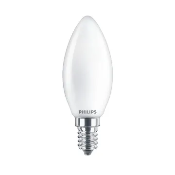 Philips E14 LED Bright White Matt Candle Bulb 6.5W (60W) (LPH02427) (PHILPH02427)