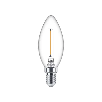 Philips E14 LED Warm White Filament Candle Bulb.1.4W (15W) (LPH02423) (PHILPH02423)