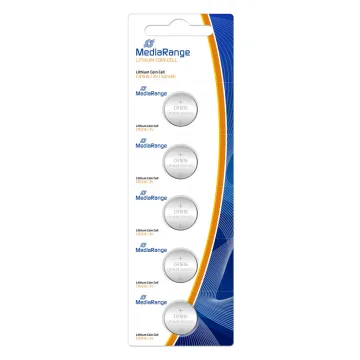MediaRange Lithium Coin Cells CR1616|3V Pack 5 (MRBAT135)