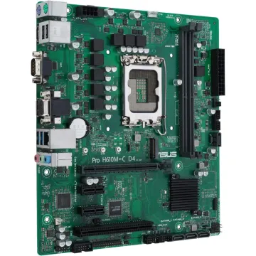 Asus Pro H610M-C D4-CSM Motherboard Micro ATX με Intel 1700 Socket (90MB1A30-M0EAYC) (ASU90MB1A30-M0EAYC)