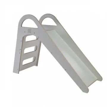 MeowBaby Wooden Slide for Children 87x46cm Indoor, Gray (ZS002IE) (MEBZS002IE)