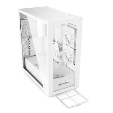 Sharkoon Rebel C60 RGB Gaming Midi Tower Κουτί Υπολογιστή με Πλαϊνό Παράθυρο Λευκό (REBC60RGBWH) (SHRREBC60RGBWH)