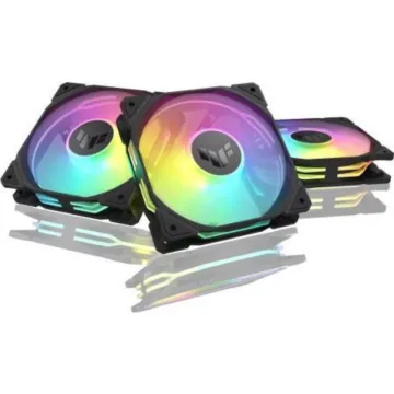 ASUS TUF Gaming TR120 ARGB Reverse Fan - Triple Pack Computer case 12 cm Black (90DA00D0-B09020) (ASU90DA00D0-B09020)