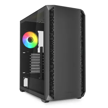 Sharkoon AK2 RGB (schwarz, Tempered Glass)