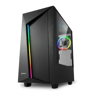 Sharkoon Rebel C50 Gaming Full Tower Κουτί Υπολογιστή Μαύρο (REBELC50BLK) (SHRREBELC50BLK)