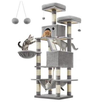 Feandrea Cat Tower XXL, Height 168 cm, for up 6 Cats (PCT165W01) (FEAPCT165W01)