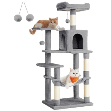 Feandrea Cat Tower, Height 143 cm, for up 4 Cats (PCT161W01) (FEAPCT161W01)