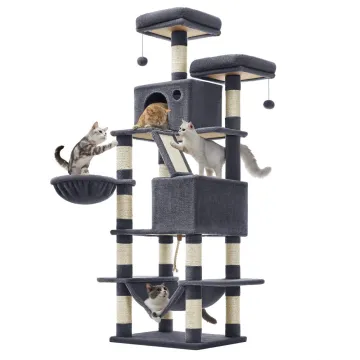 Feandrea Cat Tower, Height 84 cm, up to 2 cats (PCT142W01) (FEAPCT142W01)