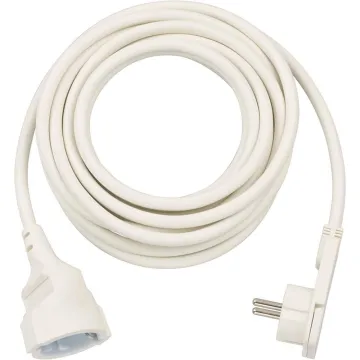 Brennenstuhl Quality Plastic Extension Cable with Flat Plug 10m H05VV-F3G1.5 black (1168980010) (BNN1168980010)