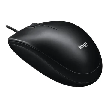 Logitech M100 Ενσύρματο Ποντίκι Μαύρο (910-006652) (LOGM100BK)