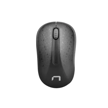 NATEC Toucan Wireless Optical Mouse 1600 DPI - Black-Grey (NMY-1650) (NTCNMY-1650)