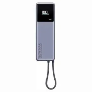 Xiaomi Powerbank 165w 10000mAh Cavo Integrato Usb-C Grigio (BHR9361GL) (XIABHR9361GL)