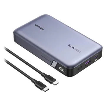 Ugreen Powerbank 10000mAh Nexode PB501 USB + USB-C 30W PD biały (25189) (UGR25189)
