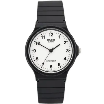 Casio Ψηφιακό Ρολόι Μπαταρίας με Μαύρο Καουτσούκ Λουράκι (MQ-24-7BLLEG) (CASMQ-24-7BLLEG)