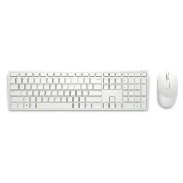 Dell Πληκτρολόγιο-Ποντίκι Pro KM5221W Ασύρματο White GR (580-AKHH) (DEL580-AKHH)