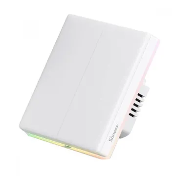 SONOFF Διακόπτης Τοίχου Χωνευτός WiFi Smart Touch TX T5 2C, 2 κανάλια (Λευκό) (T5-2C-86) (SONT5-2C-86)