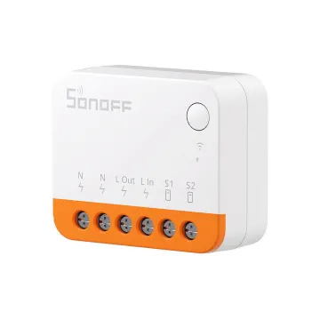 SONOFF Έξυπνος Ενδιάμεσος Διακόπτης WiFi MINIR4 (Λευκό) (MINIR4) (SONMINIR4)