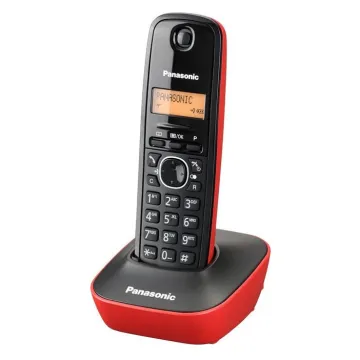 Ασύρματο Τηλέφωνο Panasonic KX-TG1611GRR Black-Red (KX-TG1611GRR) (PANKXTG1611GRR)