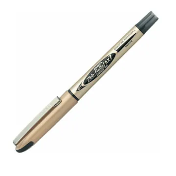 Zebra AX7 Zebroller Gold RollerPen 0,7mm Black (ZB-15991Z) (ZEBZB-15991Z)