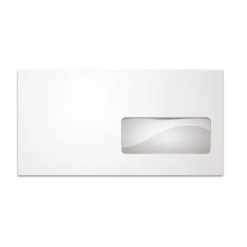 Typotrust Φάκελος Λευκός με Παράθυρο Δεξιά 115x230 (3006) (TYP3006)
