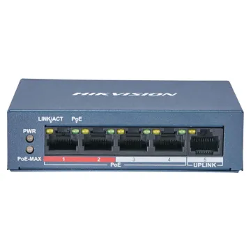 Hikvision 6 Port Smart Managed 100Mbps PoE Switch EI Series (DS-3E1106HP-EI) (HKVDS-3E1106HP-EI)