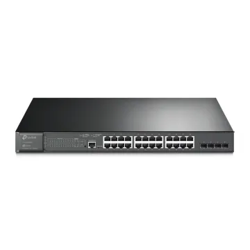 TP-Link JetStream 28-Port Gigabit L2 Managed Switch with 24-Port PoE+ (SG3428MP) (TPTL-SG3428MP)