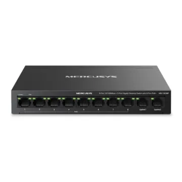 Mercusys 10-Port Gigabit Desktop Switch with 8-Port PoE+ (MS110GMP) (MERMS110GMP)