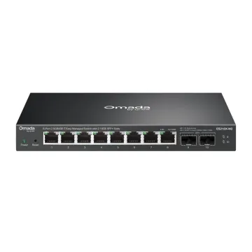 TP-Link Omada 8-Port 2.5G BASE-T Easy Managed Switch with 2 10GE SFP+ Slots (ES210X-M2) (TPES210X-M2)