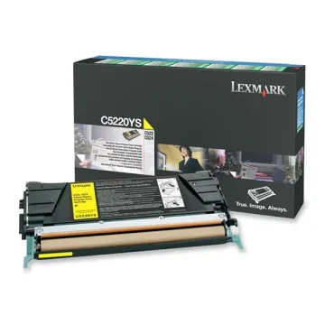LEXMARK C522/524/530 YELLOW TONER (3K) (C5220YS) (LEXC5220YS)