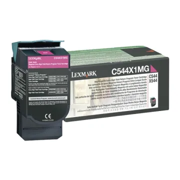 LEXMARK C544/X544 HC MAGENTA TNR (4k) (C544X1M) (LEXC544X1M)