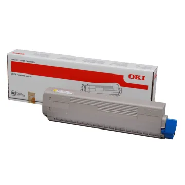 OKI C822 YELLOW TONER 7.3K (44844613) (OKI-C822-Y)