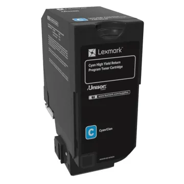 LEXMARK CS725 CYAN RET. P. TONER CRTR HC (74C2HC0) (LEX74C2HC0)