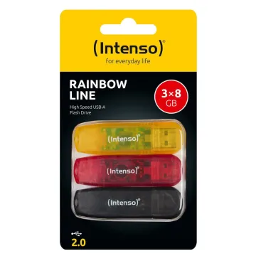 INTENSO Flex Line 32GB USB 3.2 Gen 1 Flash Drive USB-A USB-C Black (3544480) (INTE3544480)