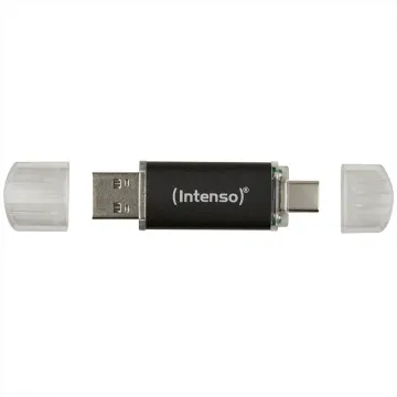 INTENSO Twist Line 32GB USB 3.2 Flash Drive USB-C USB-A Anthracite (3539480) (INTE3539480)