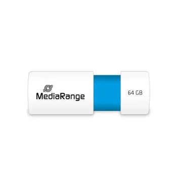 MediaRange USB 2.0 flash drive, color edition, light blue, 64GB (MR974)