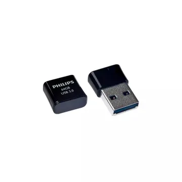 Philips Moon 64GB USB 2.0 Stick Ασημί (FM64FD160B/00) (PHIFM64FD160B-00)