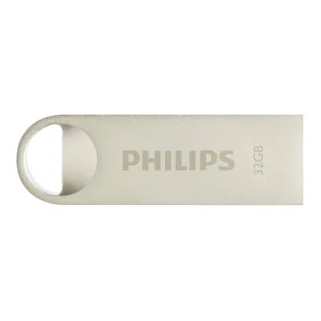 Philips Moon 32GB USB 3.1 Stick Ασημί (FM32FD165B/00) (PHIFM32FD165B-00)