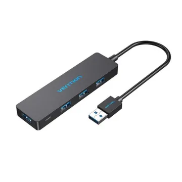 VENTION Multi-function USB-C to USB3.0*4/PD Docking Station 0.15M Gray Mirrored Surface Type (TFDHB) (VENTFDHB)