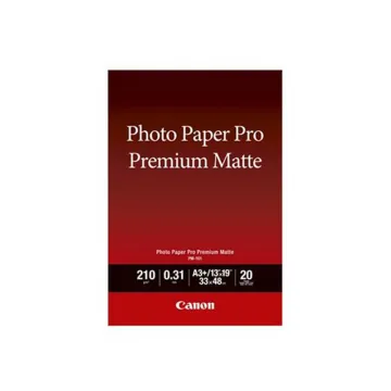 Canon Φωτογραφικό Χαρτί Premium Matte A3+ 210 g/m²20 φύλλα (8657B007) (CAN-PM101-A3PLUS)