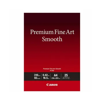 Canon Φωτογραφικό Χαρτί FINE ART PAPER Smooth A4 25 Sheets (1711C011) (CANFASM2)