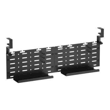 BRATECK cable management γραφείου CC11-20-2, μεταλλικό, 768x63x307mm, μαύρο